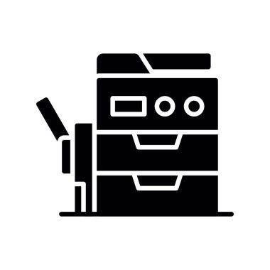Copy Machine Creative Icons Design