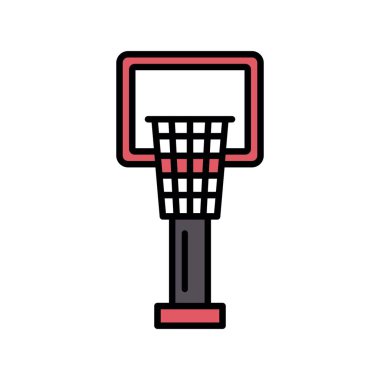 Basketball Hoop Creative Icons Design
