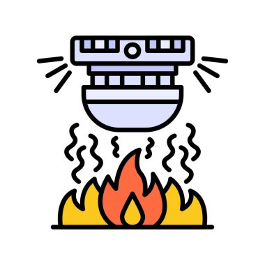 Fire Alarm Creative Icons Design