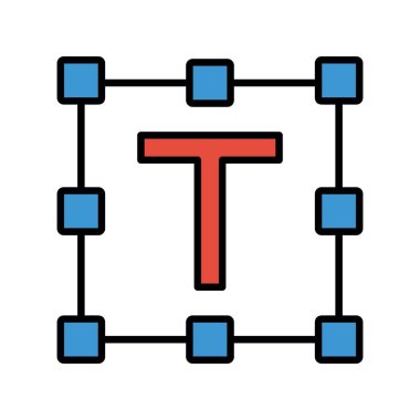 Text Box Creative Icons Design