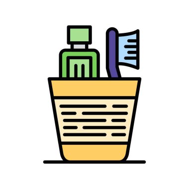Toothbrush Creative Icons Design