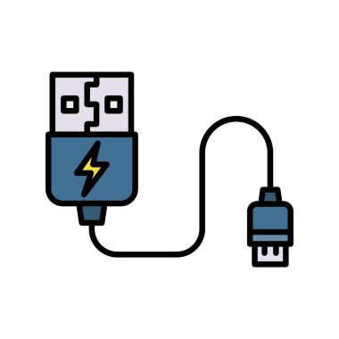 Usb Cable Creative Icons Design