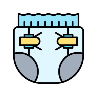 Diaper Creative Icons Design