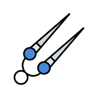 Knitting Needles Creative Icons Design