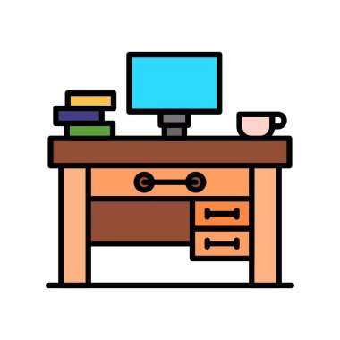 Desk Creative Icons Design