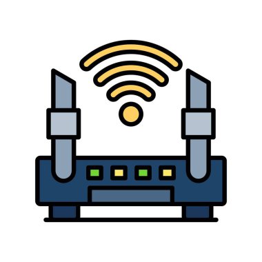 Wifi Router Creative Icons Design