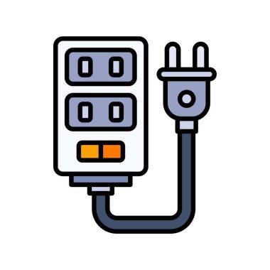 Power Strip Creative Icons Design