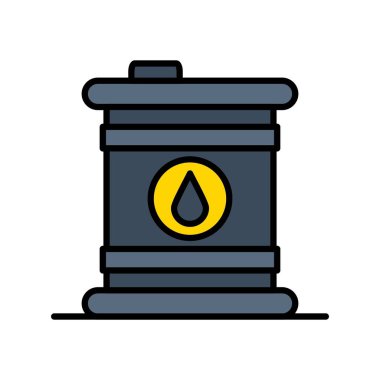 Oil Barrel Creative Icons Design
