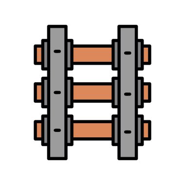 Train Tracks Creative Icons Design