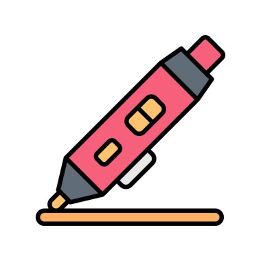 3d Pen Creative Icons Design