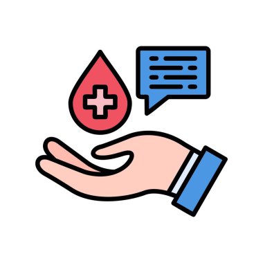 Blood Donation Creative Icons Design