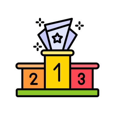 Podium Creative Icons Design