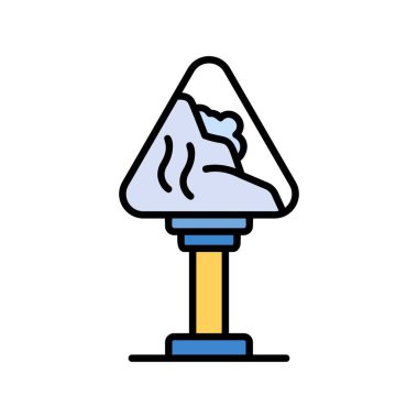 Avalanche Sign Creative Icons Design