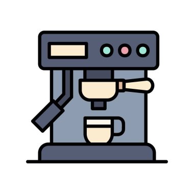 Coffee Machine Creative Icons Design