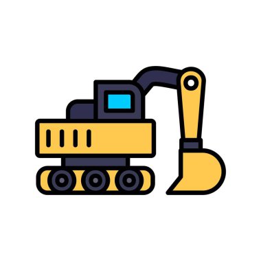 Excavator Creative Icons Design