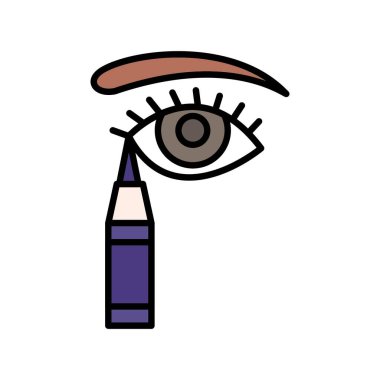 Eyeliner Creative Icons Design