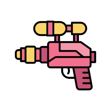 Water Gun Creative Icons Design