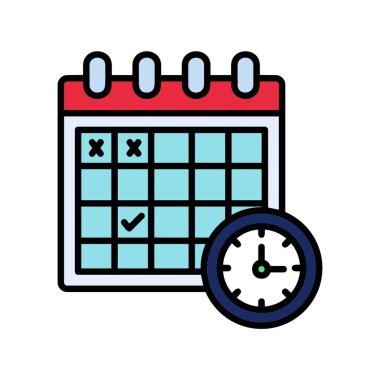 Schedule Creative Icons Design