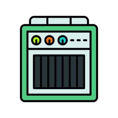 Amplifier Box Creative Icons Design
