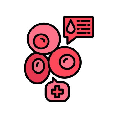 Blood Cells Creative Icons Design