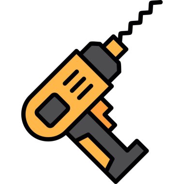 Hand Drill Creative Icons Design