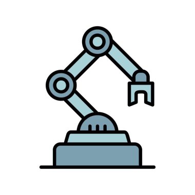 Industrial Robot Creative Icons Design