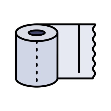 Tissue Roll Creative Icons Design