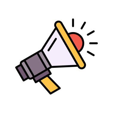 Megaphone Creative Icons Design