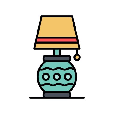Desk Lamp Creative Icons Design
