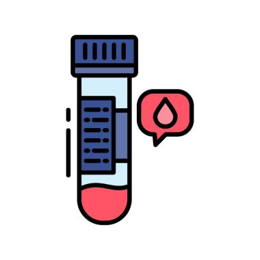 Blood Sample Creative Icons Design