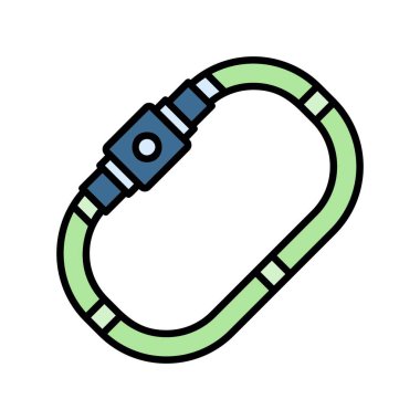 Carabiner Creative Icons Design
