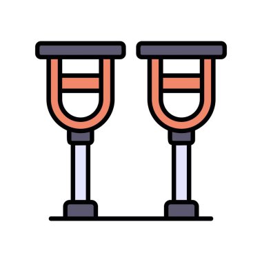 Crutches Creative Icons Design