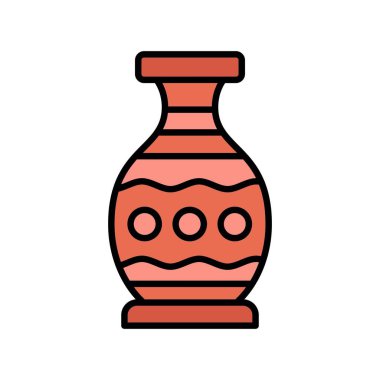 Bir cam kavanoz simgesinin vektör çizimi