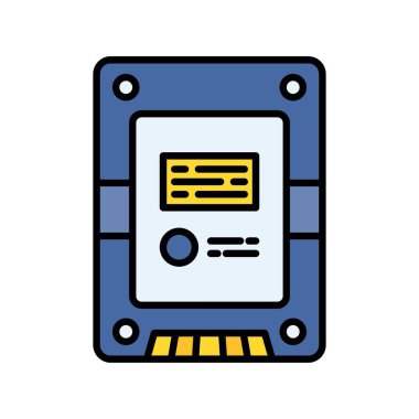 Solid State Drive Creative Icons Design