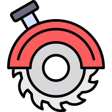Circular Saw Creative Icons Design