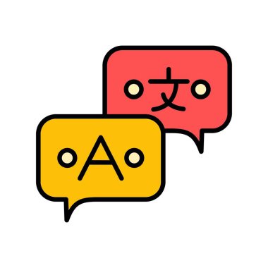 Language Creative Icons Design