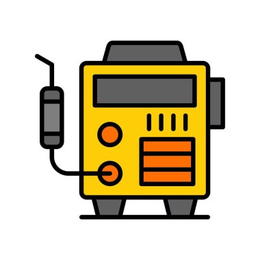 Welding Machine Creative Icons Design