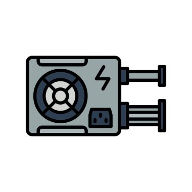 Power Supply Creative Icons Design