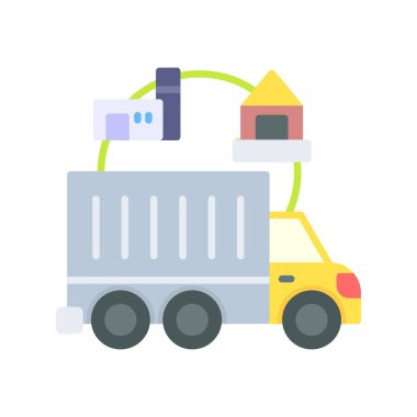 Supply Chain Creative Icons Design