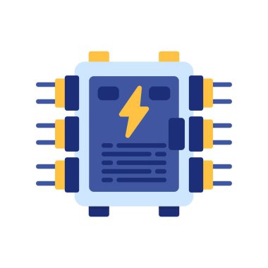 Electrical Panel Creative Icons Design