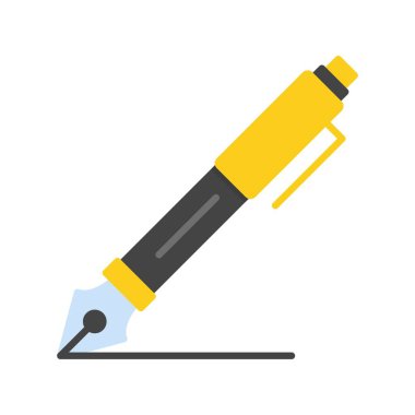 Fountain Pen Creative Icons Design