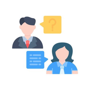 Job Interview Creative Icons Design