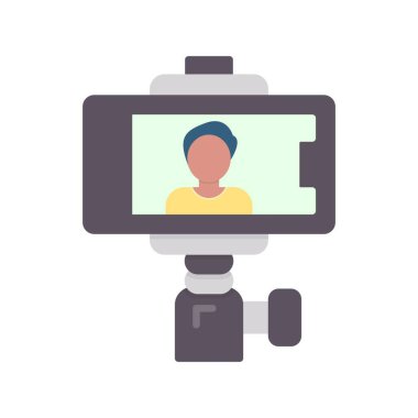 Selfie Stick Creative Icons Design