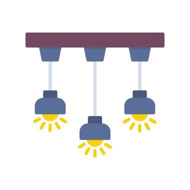 Ceiling Light Creative Icons Design
