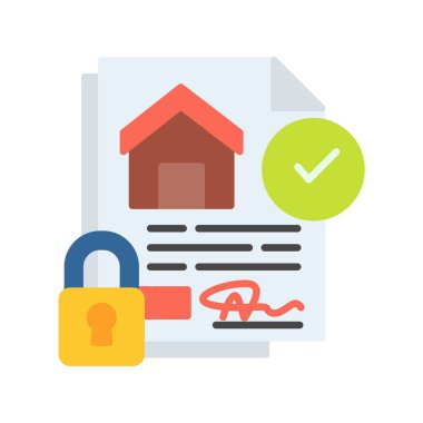 Home Insurance Creative Icons Design
