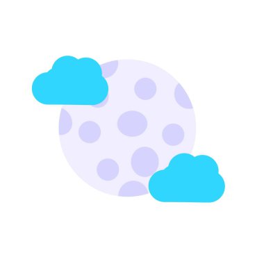 Full Moon Creative Icons Design