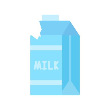 Milk Carton Creative Icons Design