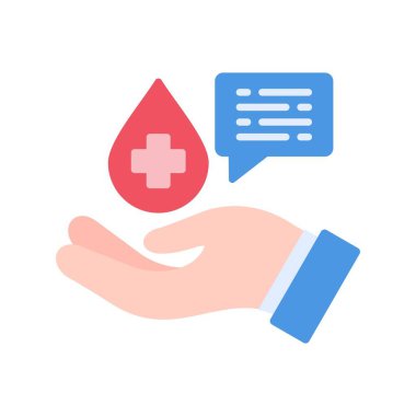 Blood Donation Creative Icons Design