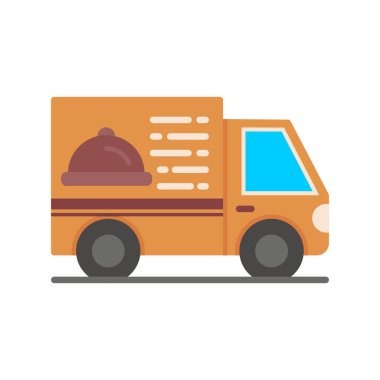 Delivery Van Creative Icons Design