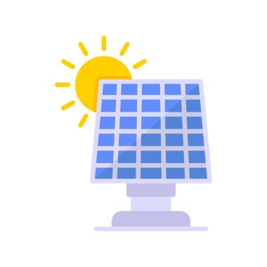 Solar Panel Creative Icons Design